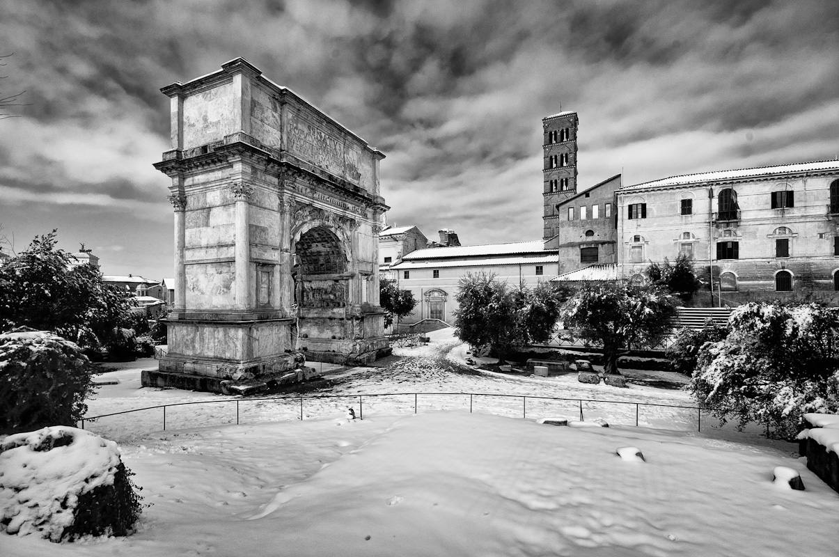 Yuri Evangelista - Street Photography - la neve!